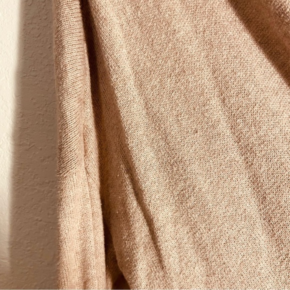 Old Navy womans XXL Cozy Tan Open-Front Cardigan oversize stretch casual neutral - Picture 7 of 12